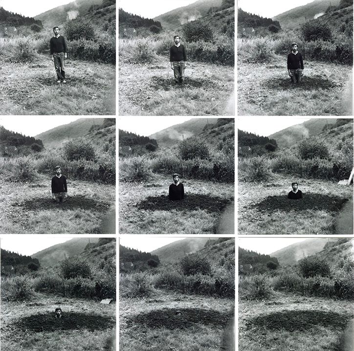 Self-Burial (Television Interference Project), 1969