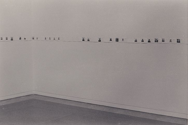 Tate Staff Show, 1972. Installation view, Seven Exhibitions, Tate Gallery, London 1972