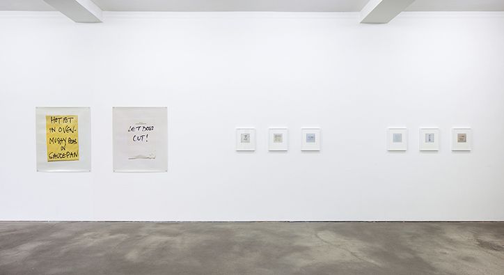 Notes from Jo, 1991-95. Installation view, Notes, Sprüth Magers, Berlin 2013